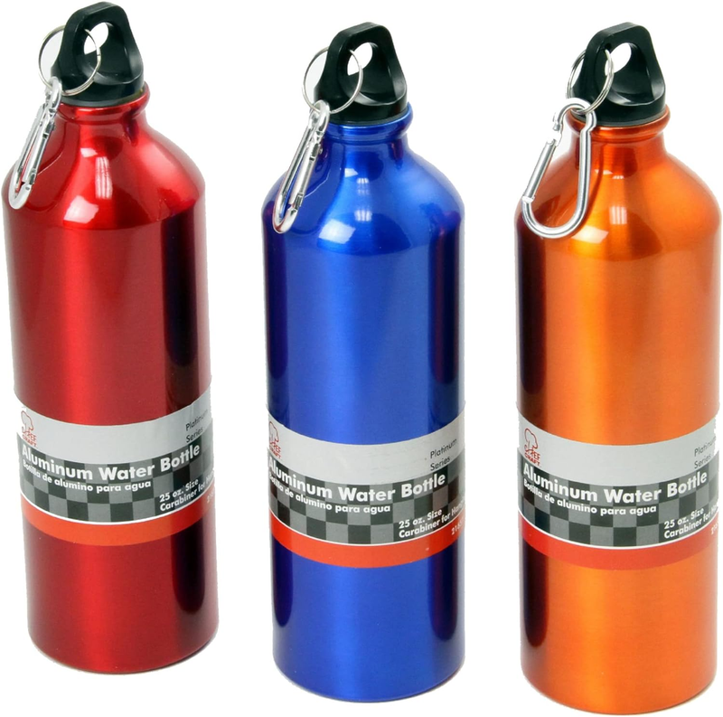 Select Aluminum Water Bottle, 25 Ounces, Color May Vary