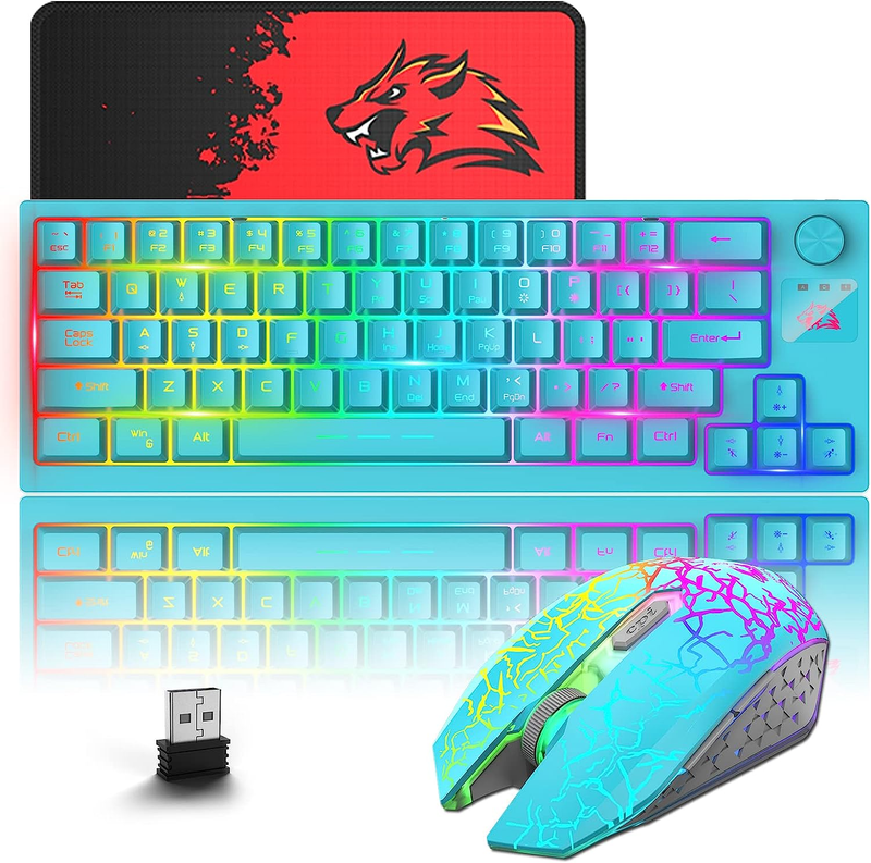 And Mouse Combo Mini Portable With Cool Rgb Backlit