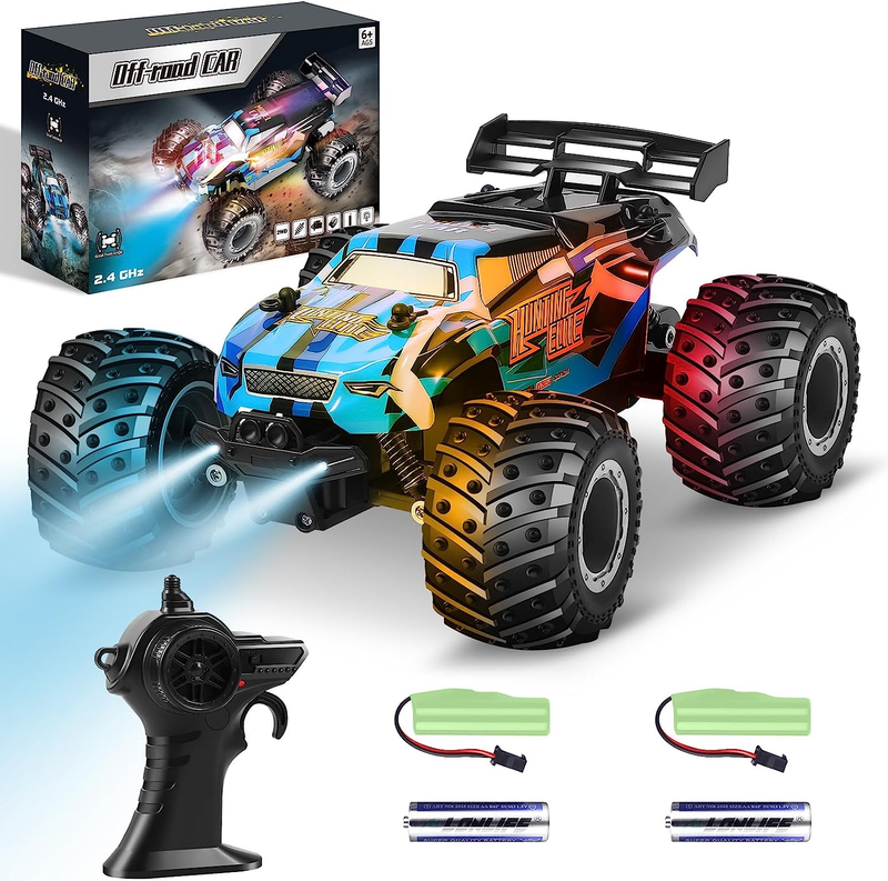 Remote Control Car, Remote Control Truck, 2.4Ghz All Terrain Off-Road Monster Tr
