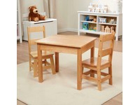 melissa & doug solid wood table & chairs