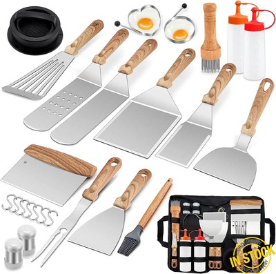 Blackstone Grill Accessories Kit, 26PC BBQ Griddle Tools Set For Outdoor Camping