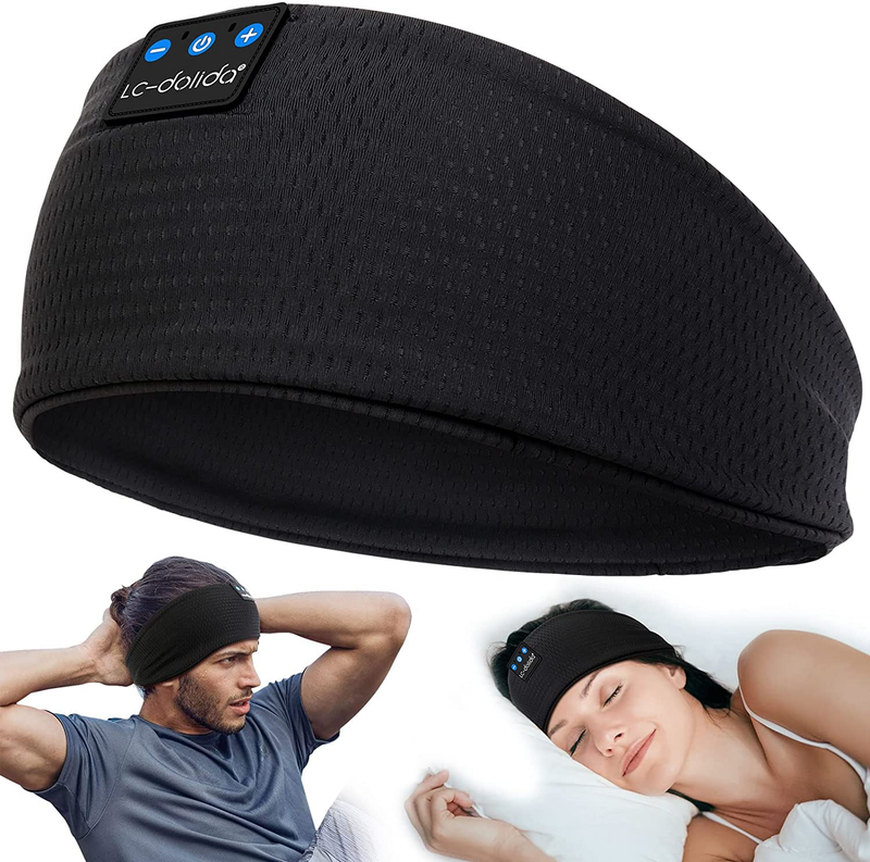 Sleep Mask with Bluetooth Headphones, Floral Sleep Headphones Bluetooth Headband