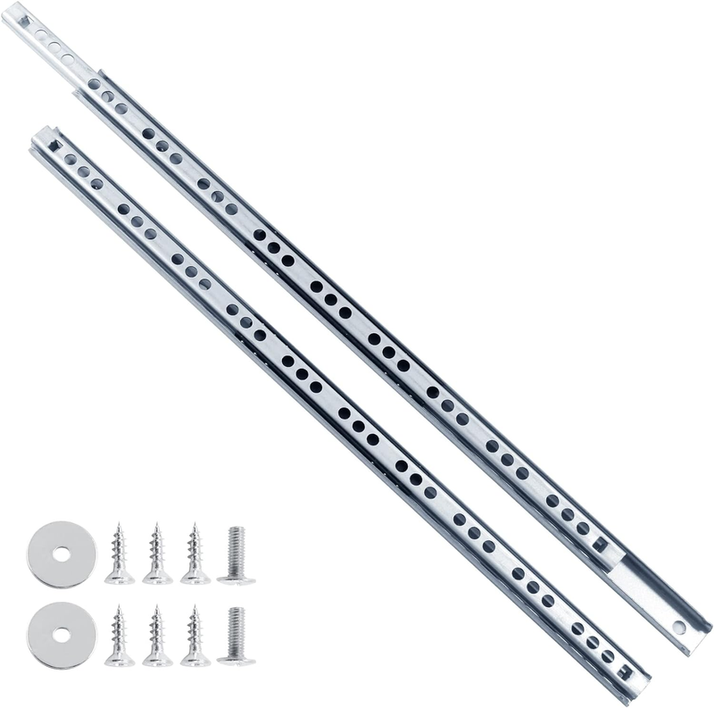 13.46" Full Extension Slide Track Rail Ball Bearing Two Way