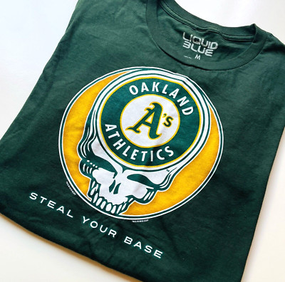 Grateful Dead Oakland Athletics A's TShirt -  Steal Your Face / Base - M - NEW