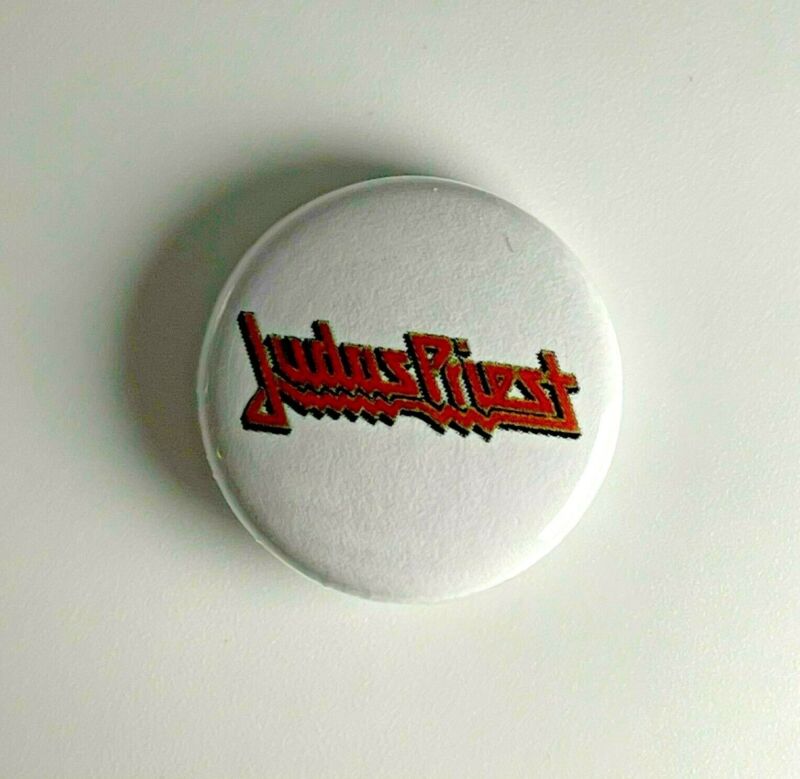 Judas Priest Logo 1” Button J006B Pin Badge