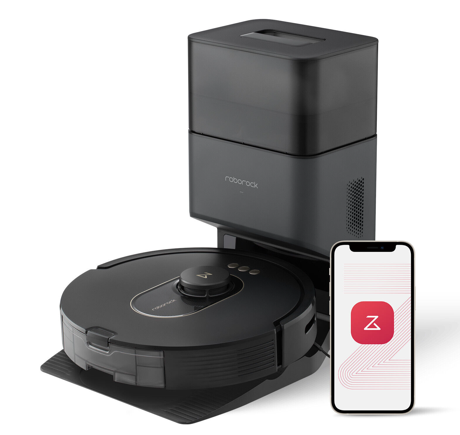 Roborock Q5 Max+ Self-Empty Robot Vacuum, 5500Pa Suction