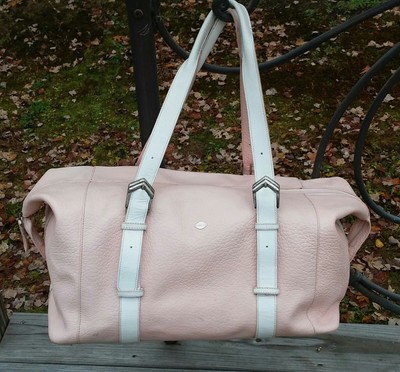 valentina leather duffle bag