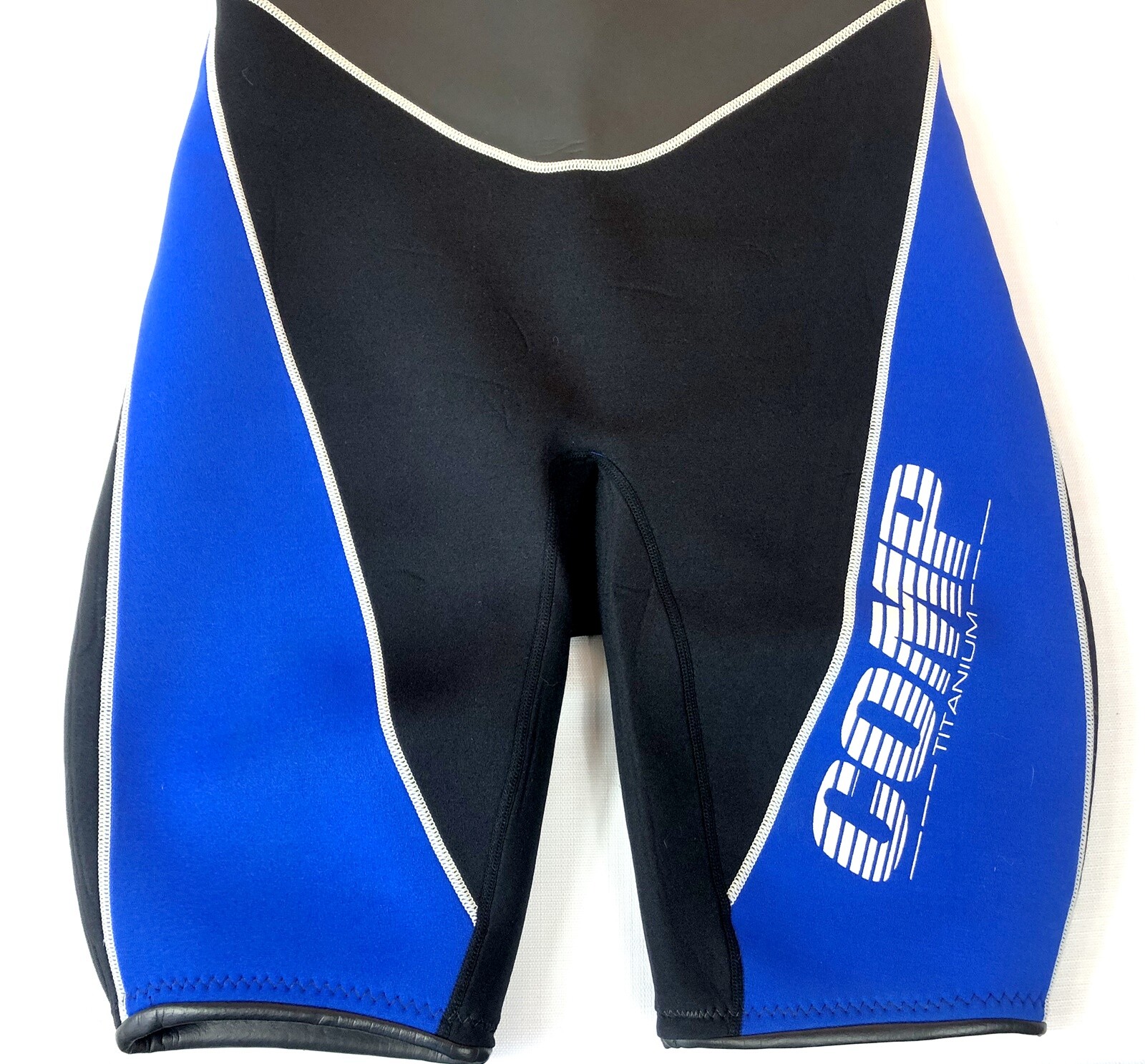COMP Titanium Wetsuit Mens Size XL Black Blue water sports short sleeve
