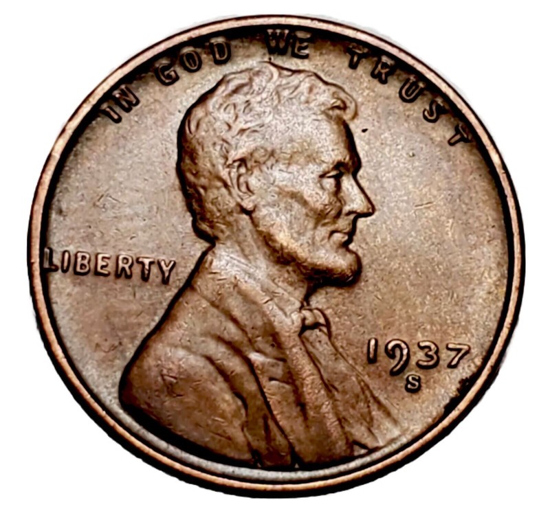 1937-S Lincoln Wheat Cent Low Mintage “Best Value on eBay “ FREE SHIPPING!