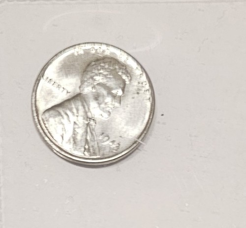1943 P Steel Penny WWII Wartime Cent in Brilliant
