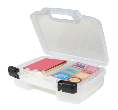 6977AB 12 inch Quick View Deep Base Carrying Case, Portable Art & Craft Organ...