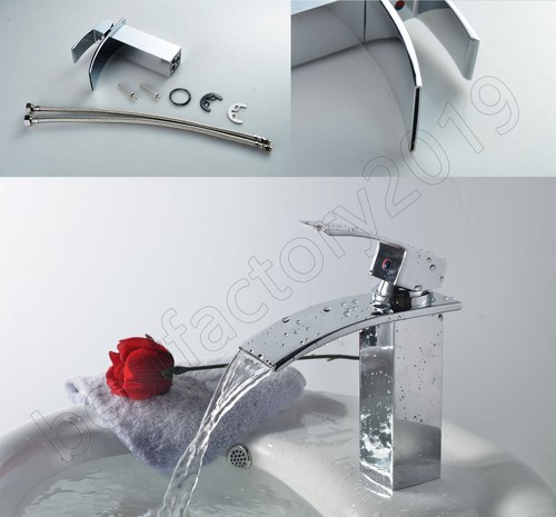 Waschtischarmatur Chrom Wasserhahn Waschbecken Amatur Bad