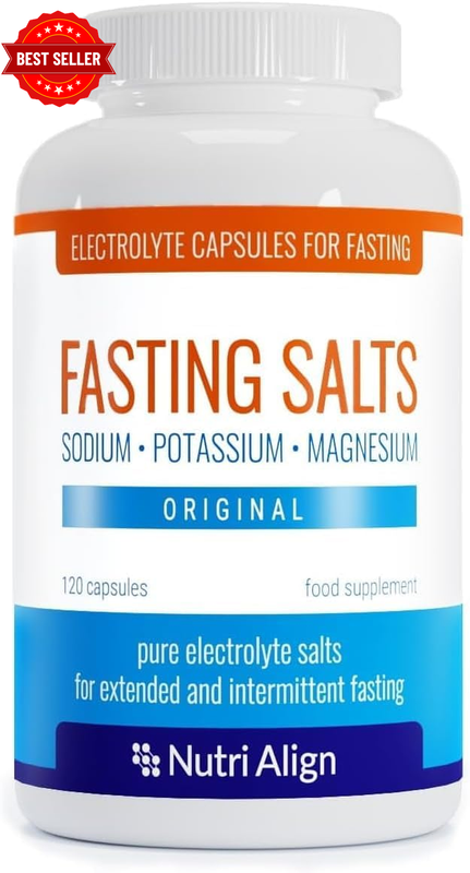 Fasting Salts Capsules: Pure Electrolyte Supplement for Extended Fasting. Sodium