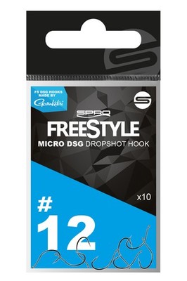 Freestyle Micro DSG Hooks #12 10 Stk. Dropshot Haken Micro Köder Raubfisch