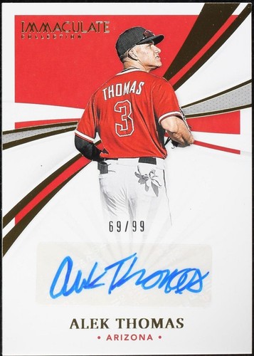 2021 Panini Immaculate Collection - Alek Thomas #IS-AT