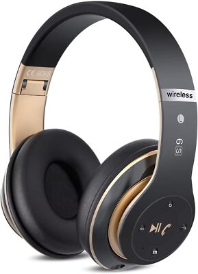 Wireless Bluetooth 5.0 Headphones Headset Over-Ear FM Radio MIC Foldable Headset