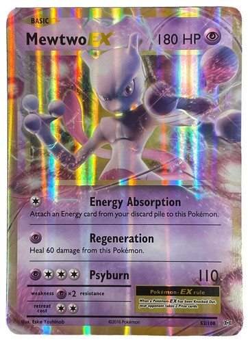 Mewtwo EX 103/108 180HP ポケモンカード Mewtwo EX 103/108. 2016. Full art. Shiney. Almost Mint