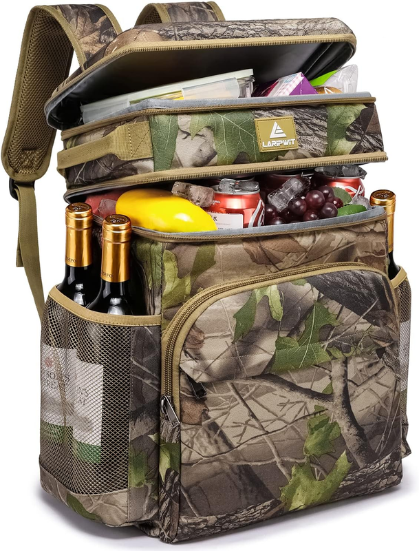 54 Cans Backpack Cooler Insulated Leak-Proof Large Cooler Camo Cooler NEW