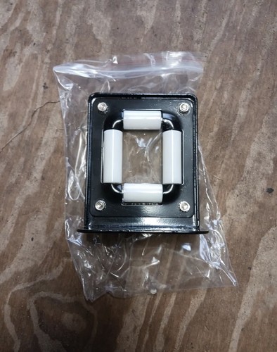 Square Hose Roller Guide Reel Mount Black New Nice!