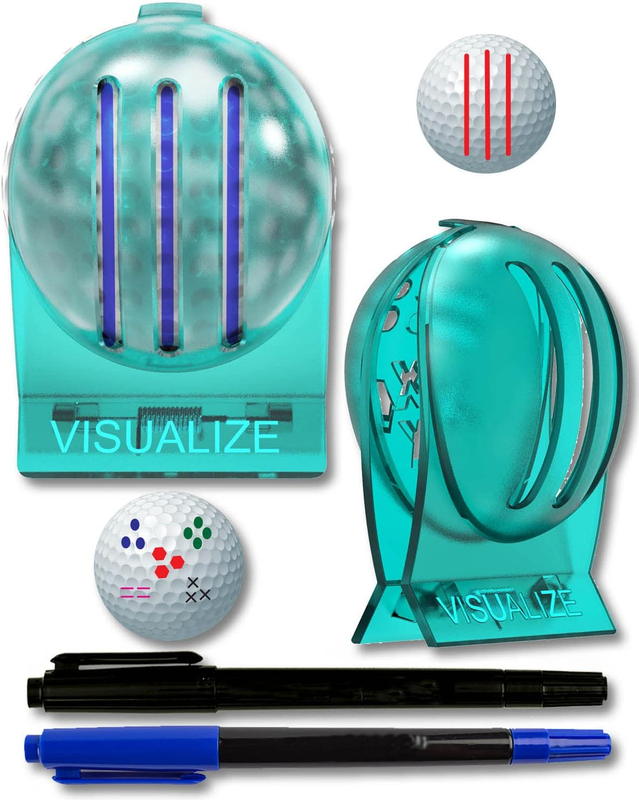 Tri-Line Golf Ball Marker - Enhanced Precision for Putts & Drives - Alignment Ai