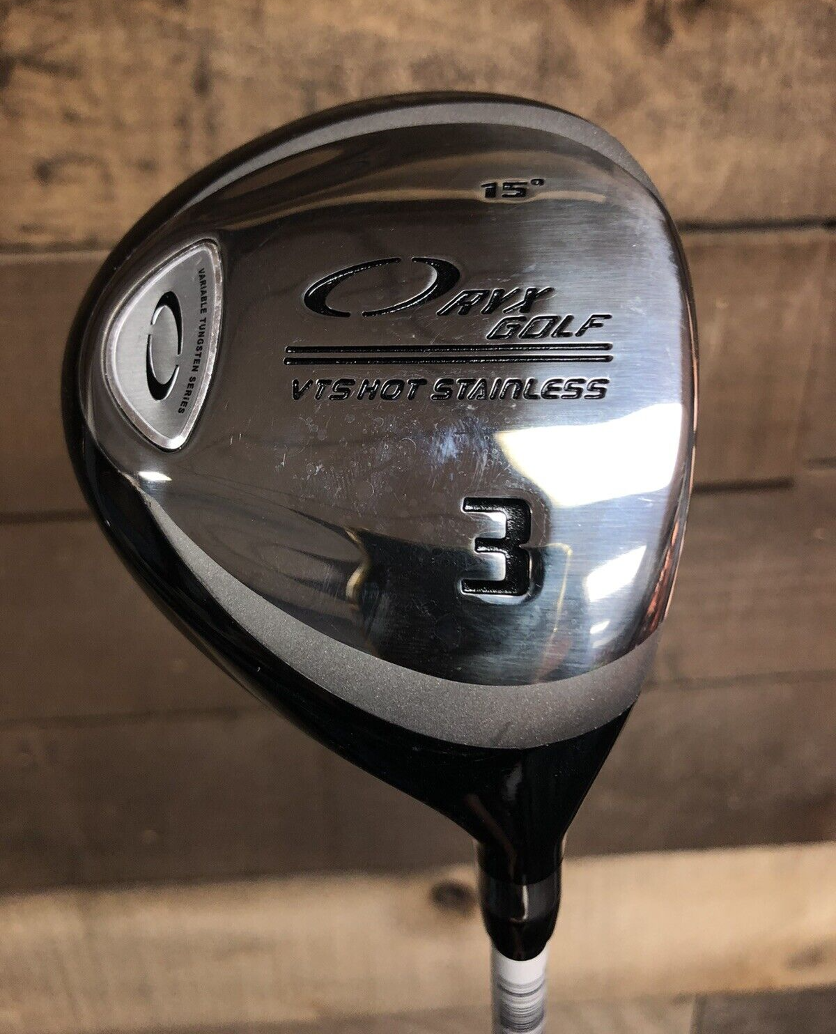 ●KNOXVEGAS FINEST DEMO Mens ORYX #3 15° VTS Fairway Wood Golf Club Regular