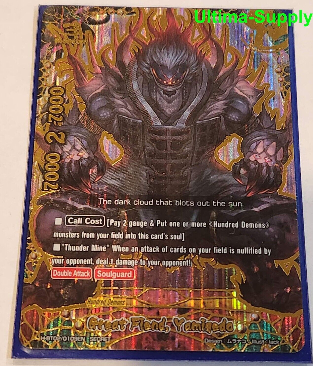 Future Card Buddyfight Great Fiend, Yamigedo H-BT02/0109EN Future Card Buddyfight Great Fiend, Yamigedo H-BT02/0109EN