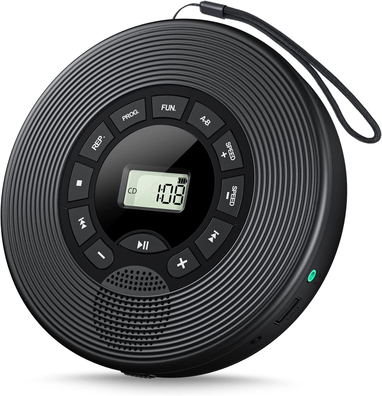For Car Bluetooth Cd Player With Speakers 1500mah Rechargeabl