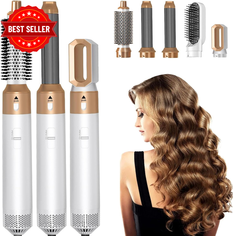 5 in 1 Hair Dryer Brush Set, Multifunctional Hair Styler Kit, High Speed Negativ