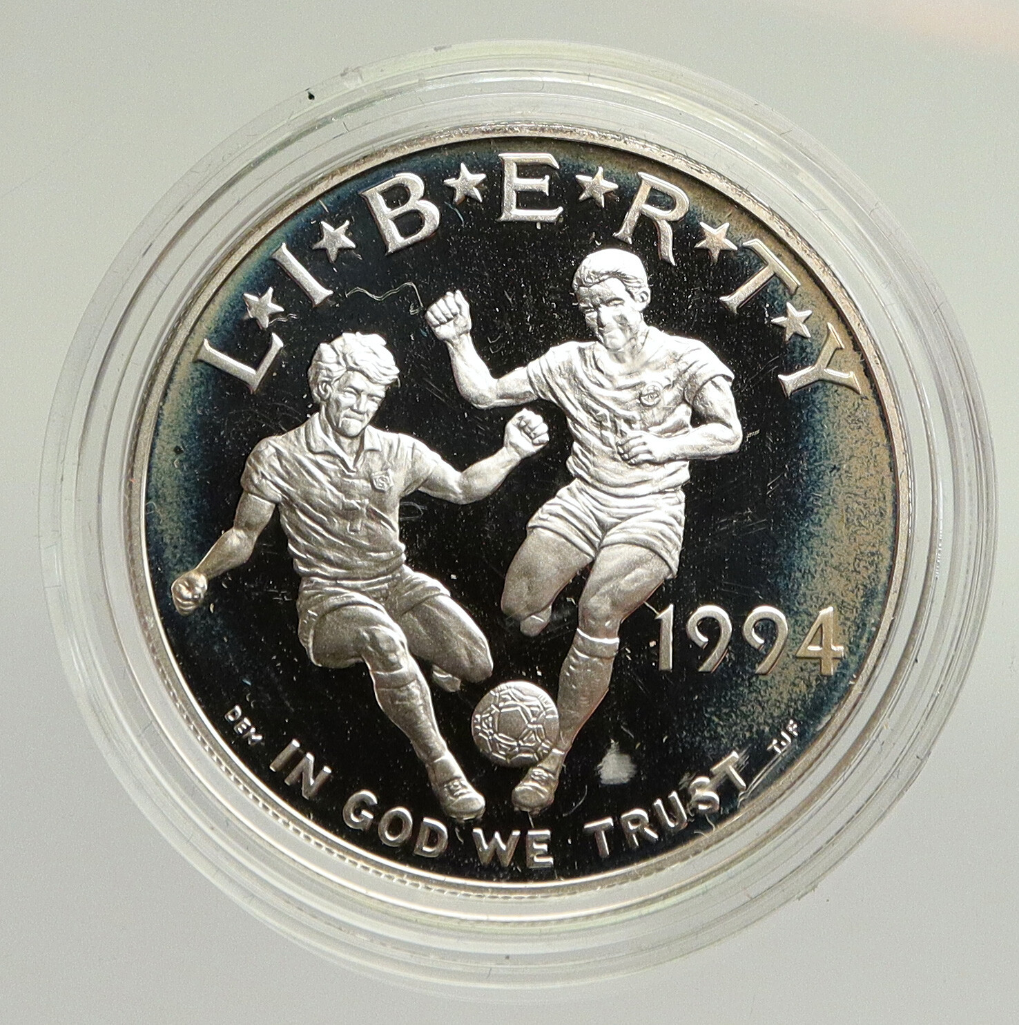1994 USA United States FIFA World Cup Soccer Football Proof Silver