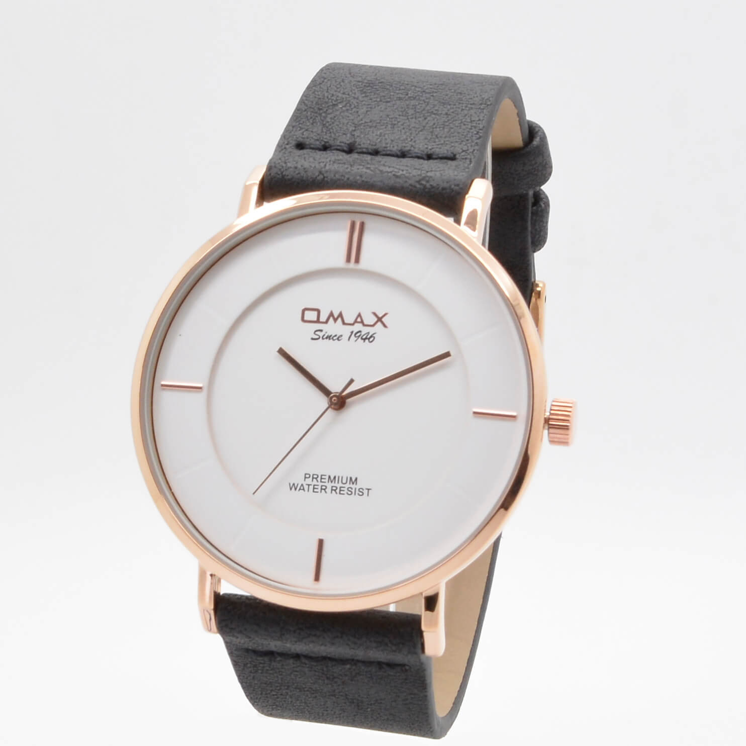 OMAX Large Face Smart Dress Watch Mens Women Fashion Simple Big Dial
