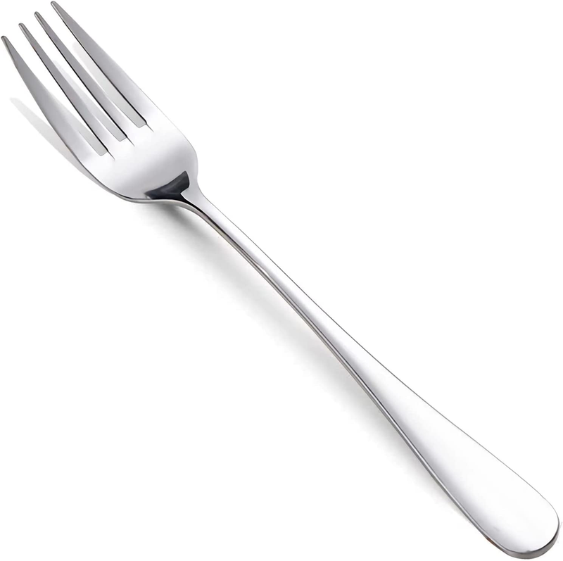 Dinner Forks 8 Inches Stainless Steel Forks Silverware Kitchen Forks Set of 6 He