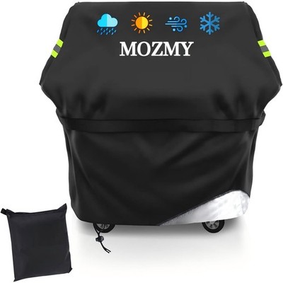 MOZMY Oxford 210D schwarze wasserdichte Schutzhülle 147 x 61 x 122 cm