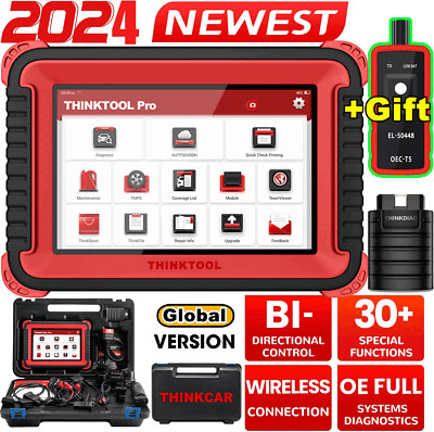 2024 Elite THINKTOOL PRO OBD2 Scanner Bidirectional Diagnostic Tool ECU Coding