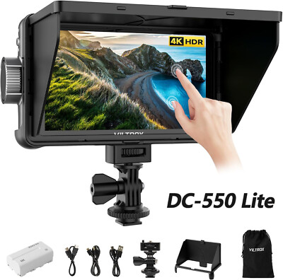 VILTROX DC-550 Lite 5.5 inch Camera Video Monitor Touch Screen 4K HDMI 1920x1080