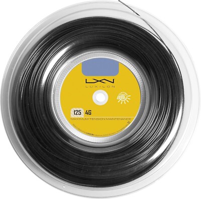 Luxilon LXN 4G 125 Black 17 660' Tennis Reel String