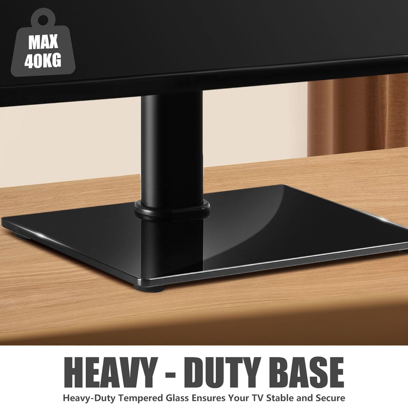 Universal TV Stands, Table Top TV Stand, Pedestal TV Stand for Most 17"-55" Scre