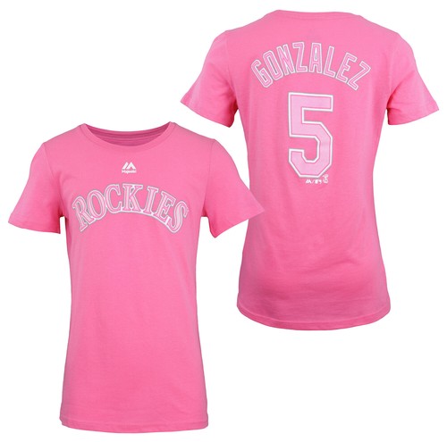 Футболка Majestic MLB Youth Girls Colorado Rookies Carlos Gonzalez #5 Player