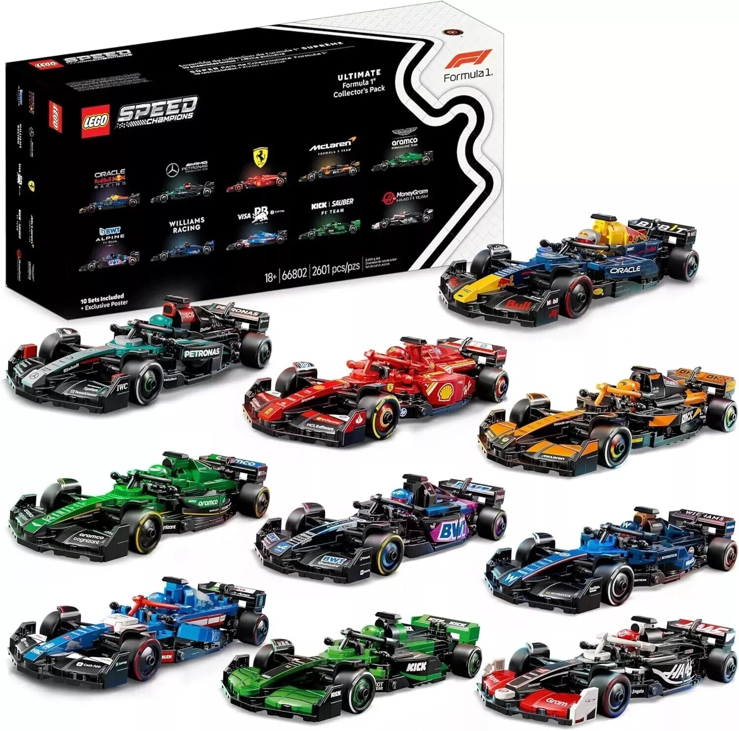 kg出品 Lego 66802 Speed Champions Ultimate Formula 1 Collector's