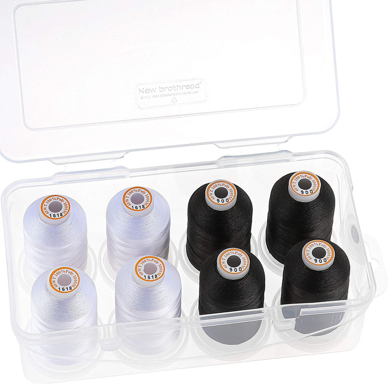 Machine Thread 1000m Each With Clear Plastic