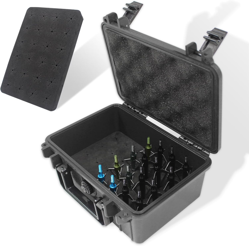 Archery Broadhead Case Arrows Box Hunting Accessory ABS Wate