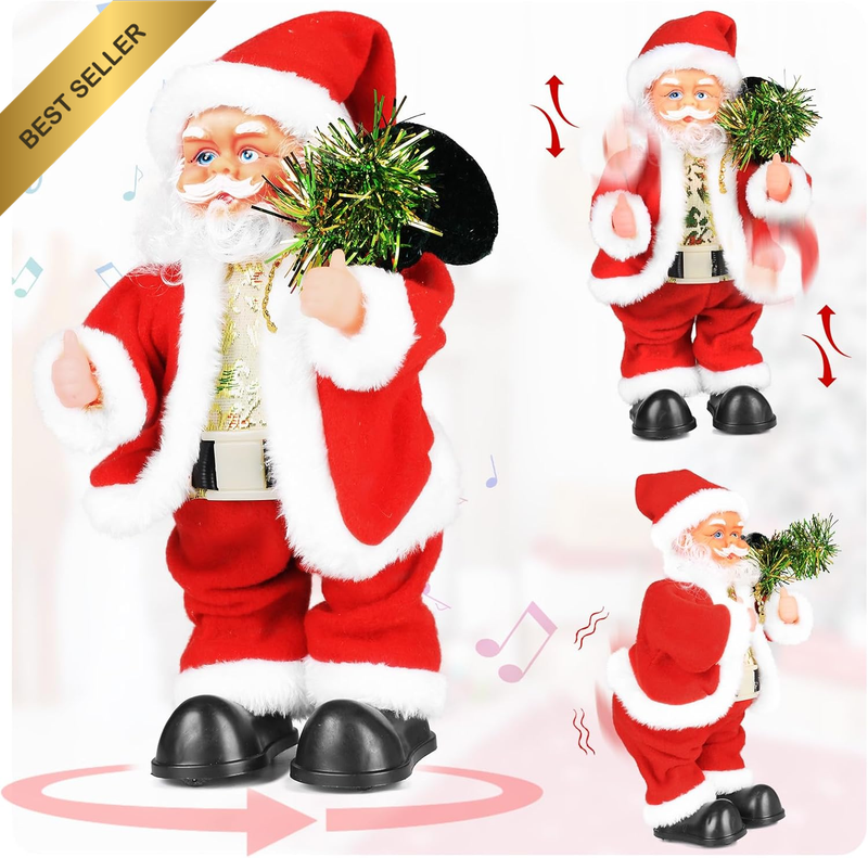 Twerking Santa Claus Booty Shaking Walking Singing Dancing Electric Doll Toy