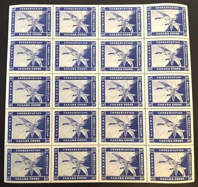 Canada Prairie Provinces Conservation Full Sheets, PC1-PC5, VF MNH - SHOWPIECE