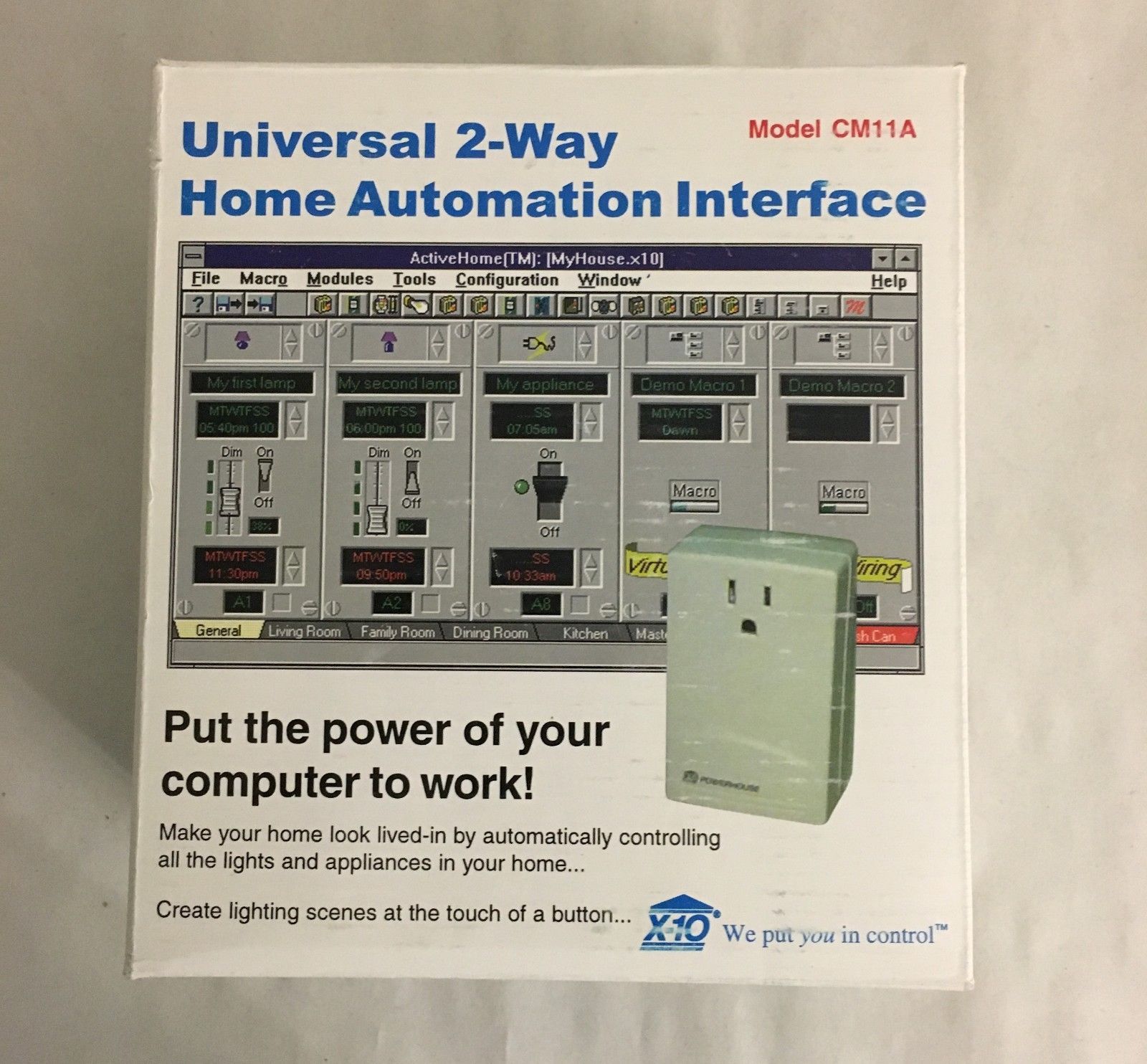 Computer Interface Cm11a X10 Universal Home Automation