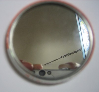 HOWDY DOODY MIRROR Metal Pinback Button With No Pin IT'S HOWDY DOODY TIME