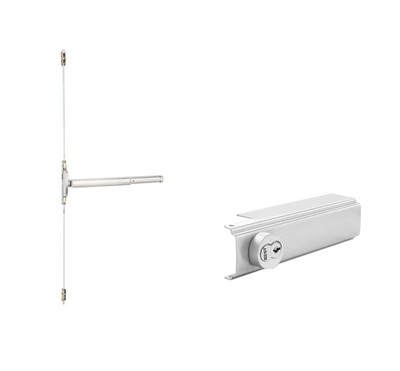 dormakaba - 5101 689 48 - Grade 1 Rim Exit Device, Wide Stile Pushpad, 48