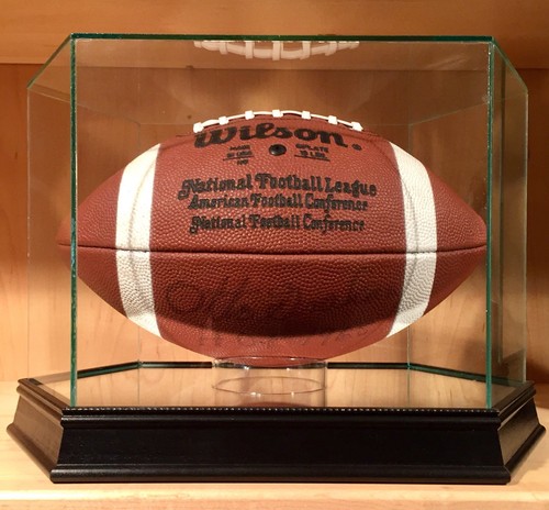 Otto Graham Signed Official Wilson NFL Football BAS LOA HOF Browns MVP Wildcats