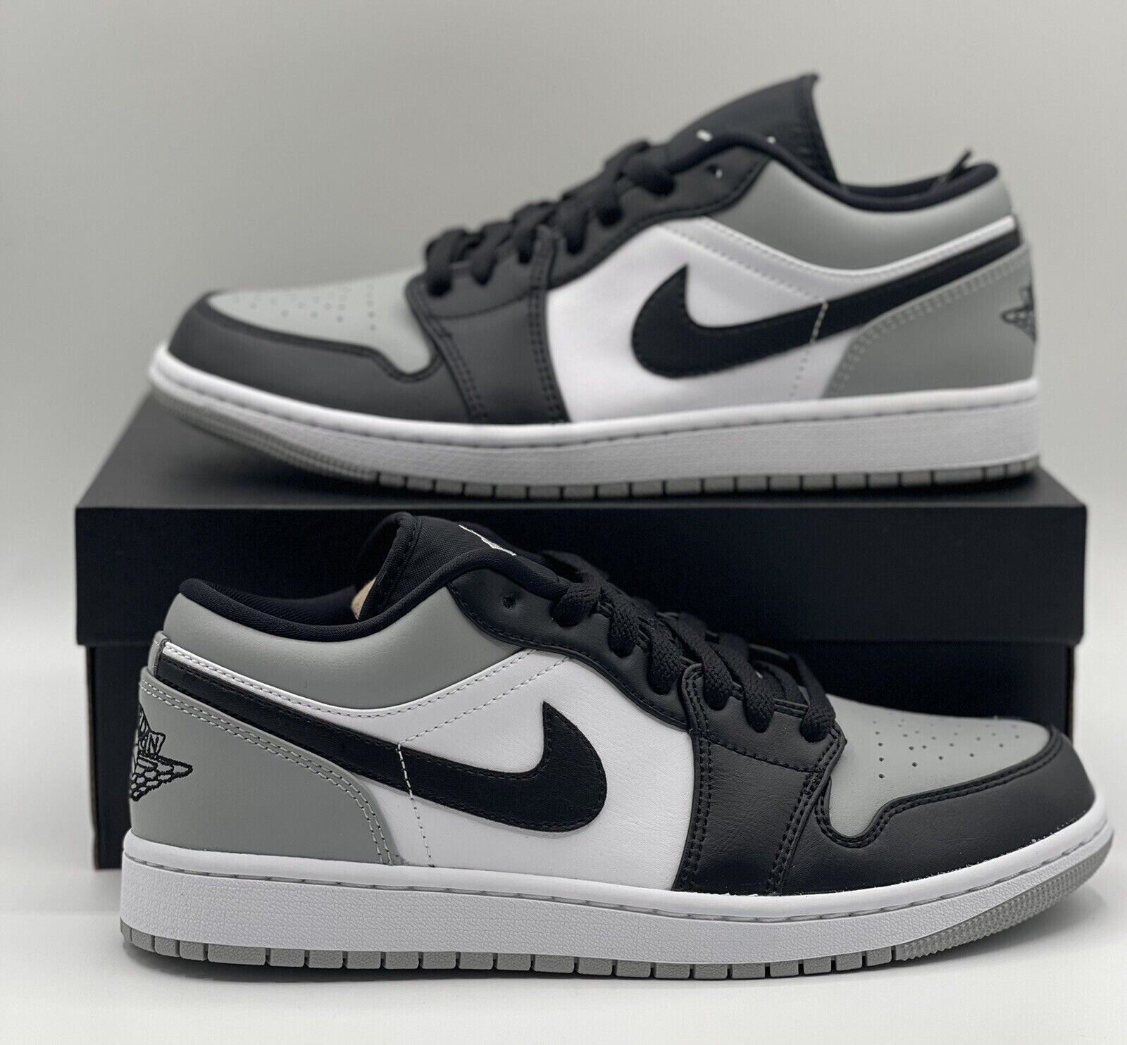 Nike Air Jordan 1 Low Shadow Toe Gray Black 553558-052 Men\'s Size US 9.5 Air Jordan 1 Low  main image 3