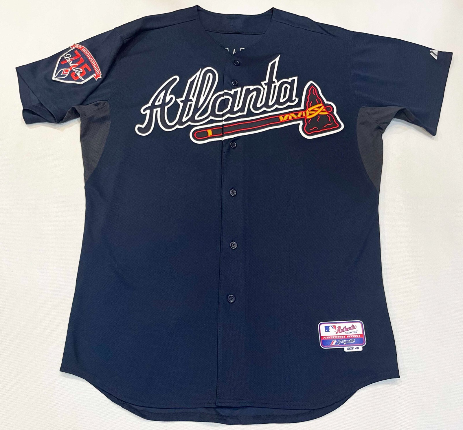 Majestic Authentic MLB 40th Atlanta Braves HEYWARD #22