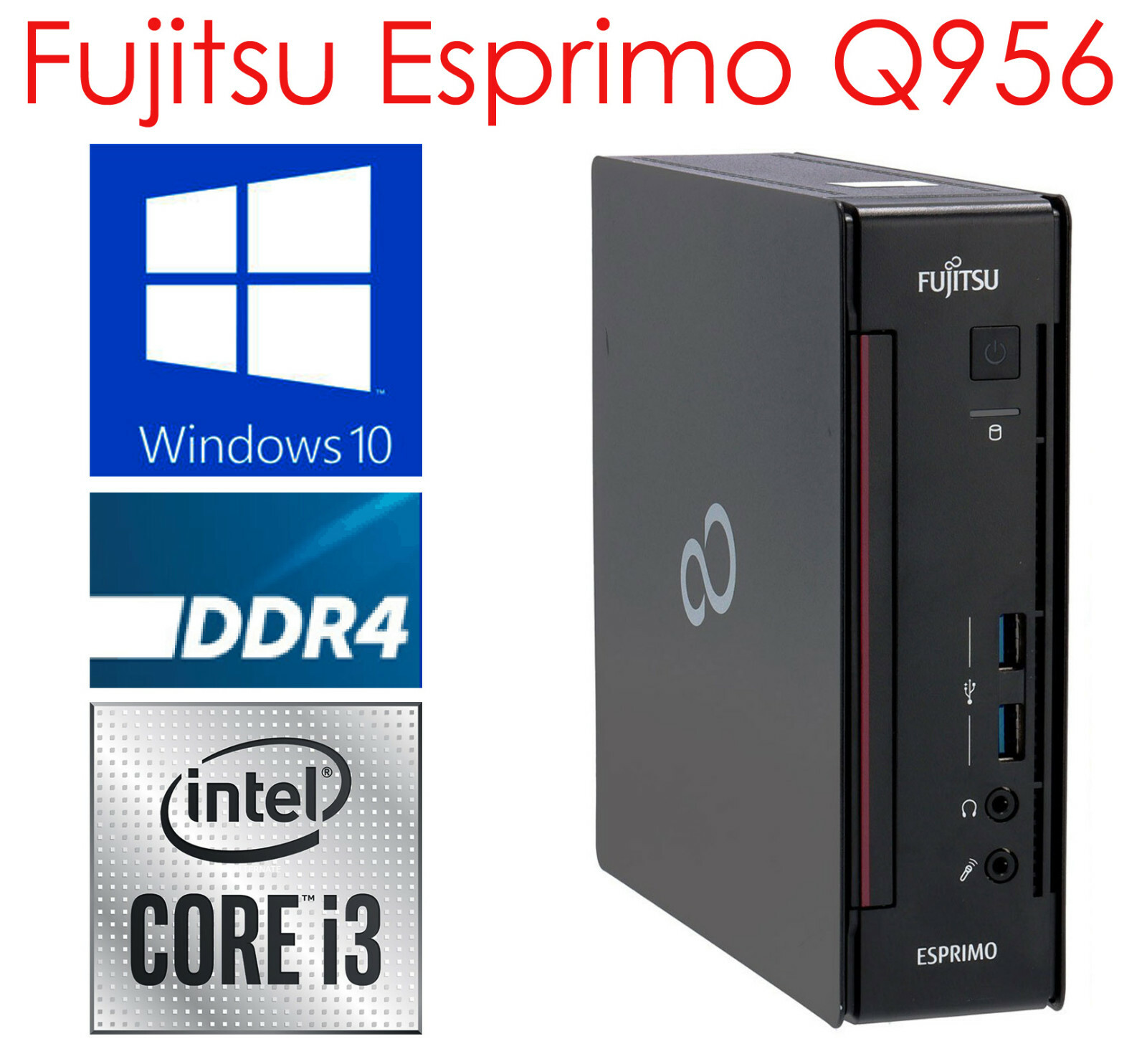 Fujitsu I3 Q956 Mini Computer 3100 MHz 8GB DDR4 128GB SSD Fujitsu I3 Q956 Mini Computer 3100 MHz 8GB DDR4 128GB SSD
