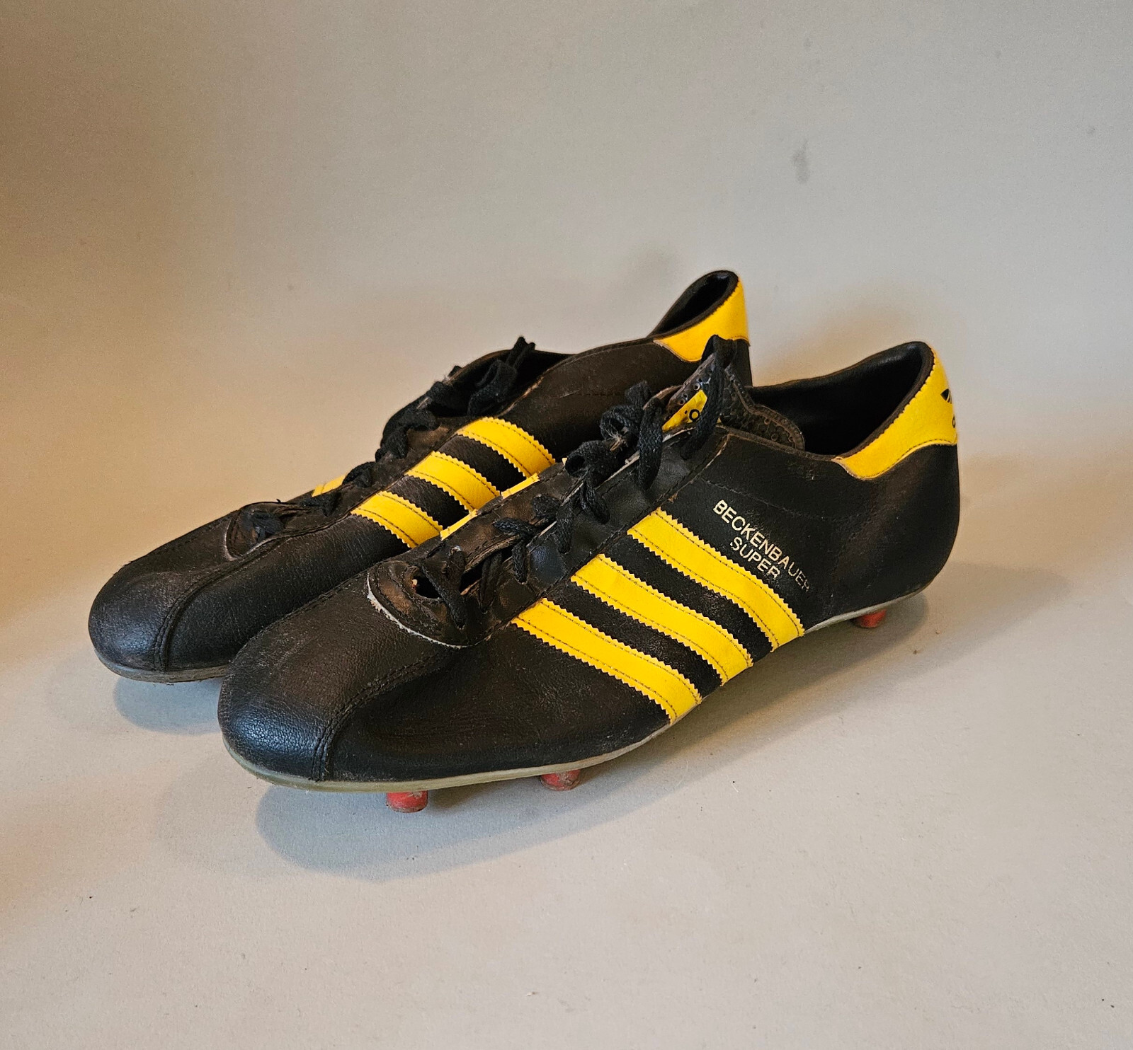 70's-80's アディダス BECKENBAUER SUPER スパイク VTG 80s Adidas Beckenbauer Super SG Football Boots Soccer